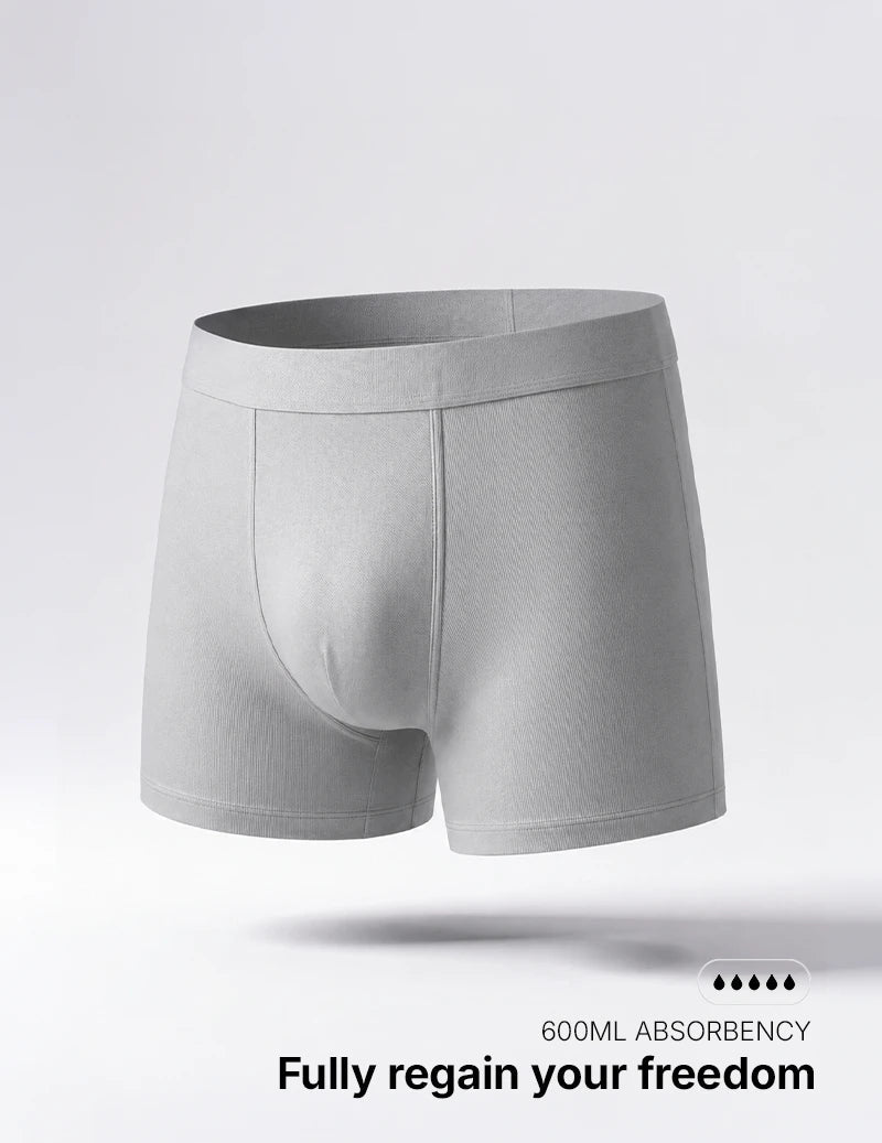 Men’s Maximum Absorbency Washable Incontinence Boxer