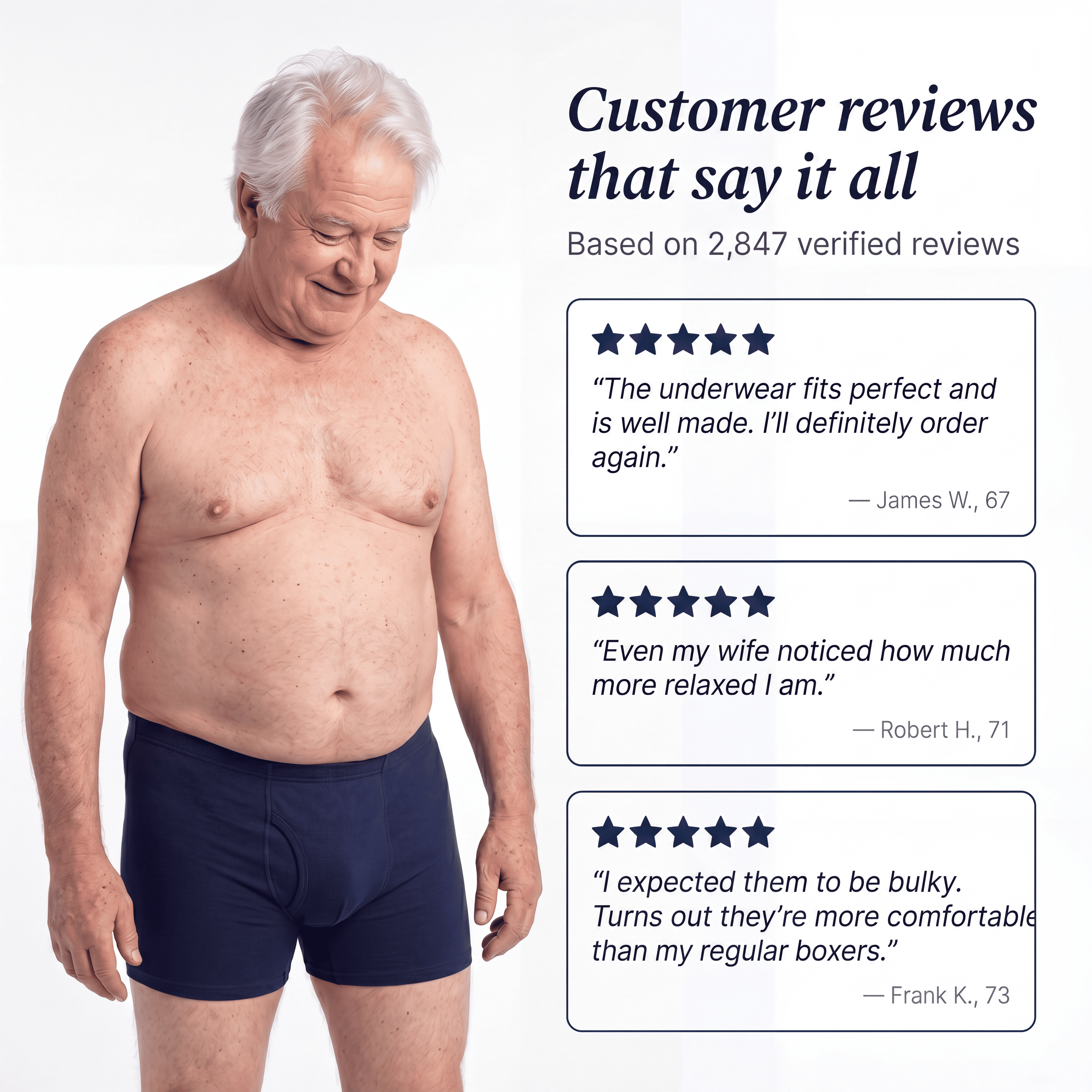 Guardian™ Incontinence Boxer Briefs for Men